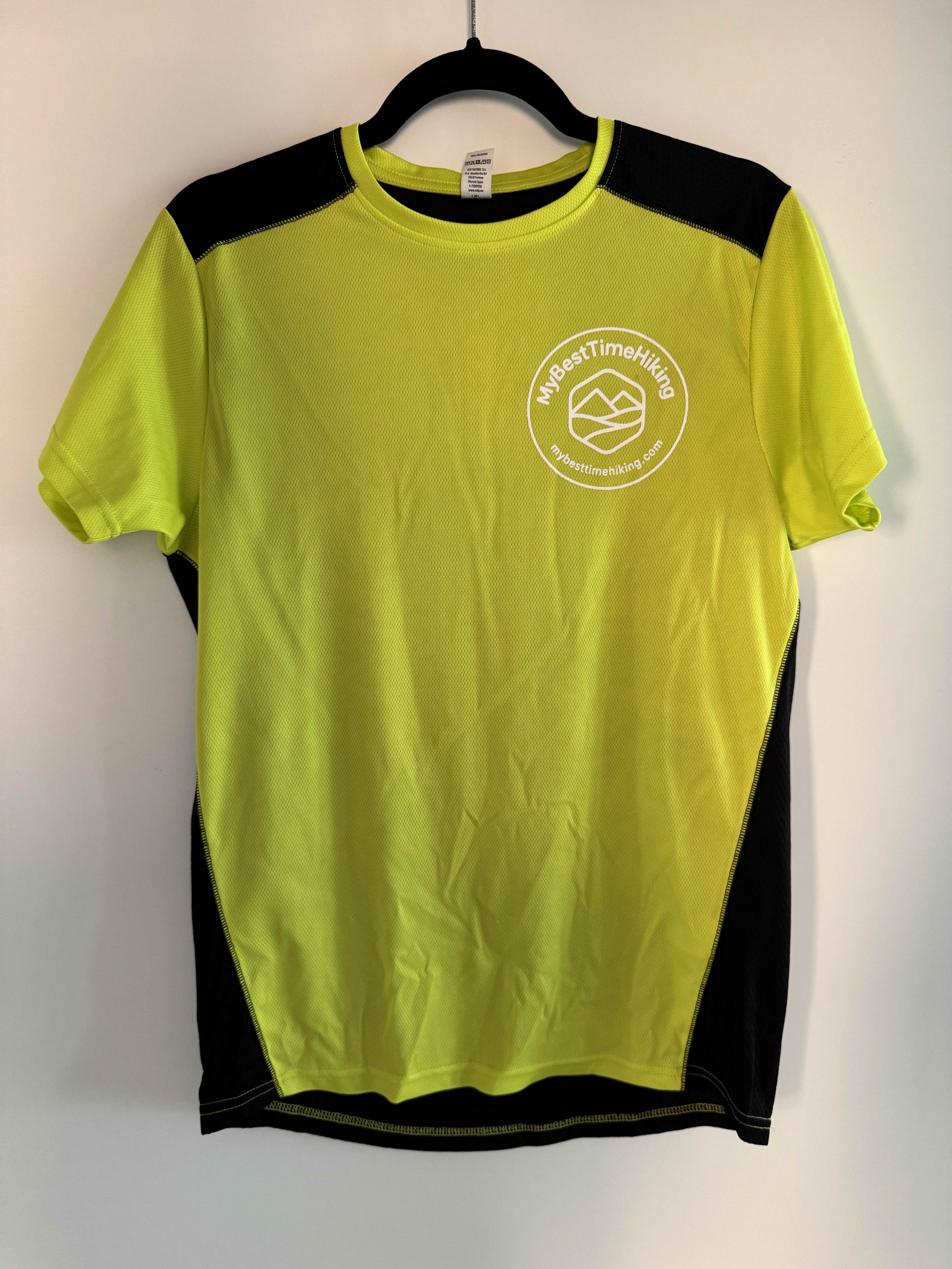 T-shirt lime/nero
