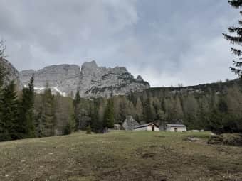 Foca Hut, Moschesin Hut and Forcella 2