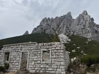 Foca Hut, Moschesin Hut and Forcella 1