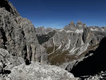 Crossing the Cadini di Misurina 3