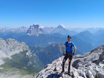 Conquering the Moiazza: the Gianni Costantini via ferrata 4