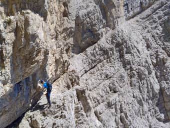 Conquering the Moiazza: the Gianni Costantini via ferrata 7
