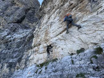Conquering the Moiazza: the Gianni Costantini via ferrata 1