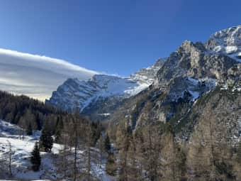 Escursione invernale allo Spiz de Zuel 3