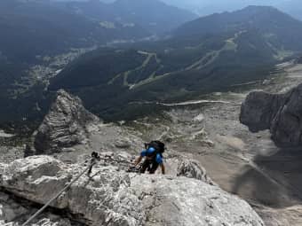 Crossing Civetta: Alleghesi and Tissi via ferratas 4
