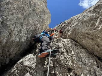 Crossing Civetta: Alleghesi and Tissi via ferratas 6