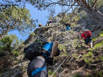 Ferrata La Rota - Caprioli: vertical adventure 6