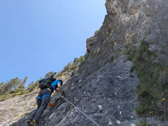 Ferrata La Rota - Caprioli: vertical adventure 1