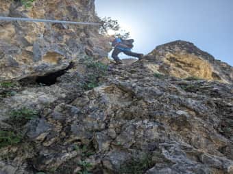 Ferrata La Rota - Caprioli: vertical adventure 7