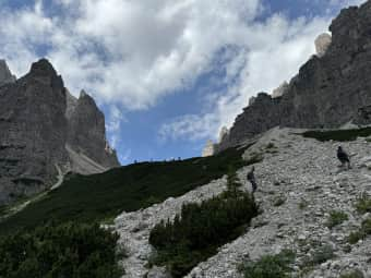 Rifugio Giaf e forcella Scodavacca 3