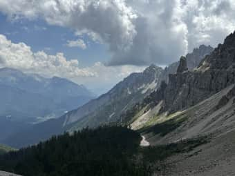 Rifugio Giaf e forcella Scodavacca 4