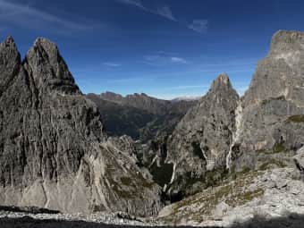 Pale di San Martino: Loop hike between Rifugio Rosetta and Pradidali 4