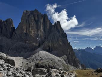 Pale di San Martino: Loop hike between Rifugio Rosetta and Pradidali