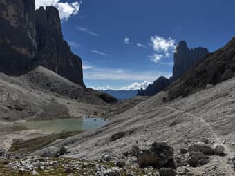 Pale di San Martino: Loop hike between Rifugio Rosetta and Pradidali 5