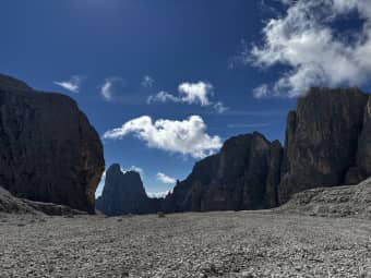 Pale di San Martino: Loop hike between Rifugio Rosetta and Pradidali 7