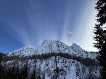 Bivacco invernale a Casera Frate de Sora 7