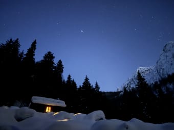 Bivacco invernale a Casera Frate de Sora 5