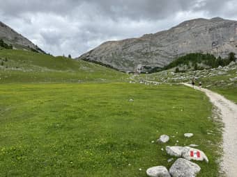 Hike from Capanna Alpina to Malga de Gran Fanes 2