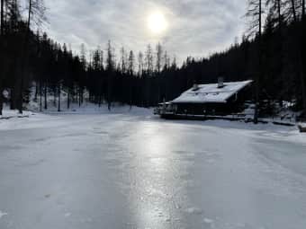 Winter at Lake Ghedina 1